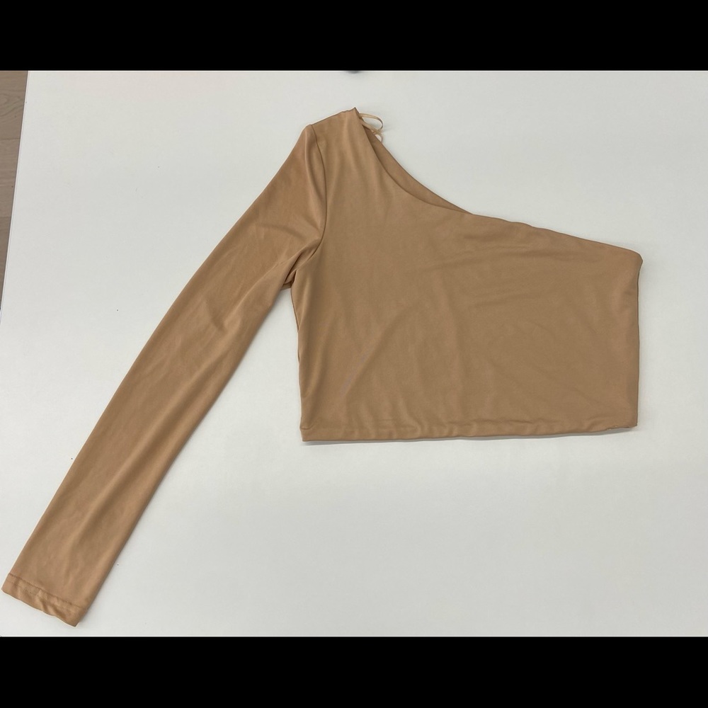 JLUXLABEL Nude Crop Top - Size M